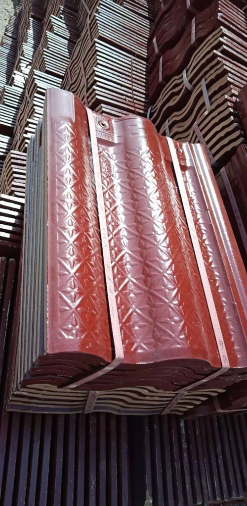 图 红瓦蓝瓦灰瓦黑瓦脊瓦厂家直销农房改造市政工程别墅厂房瓦 郑州建材 建筑材料